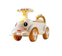 draisienne Wiggle Car 4 Roues, Voiture à Pousser avec Rangement sous Le siège, klaxon, Jouets musicaux for Tout-Petits, garçons et Filles Electrique(Wit)