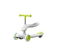 draisienne Wiggle Trottinette Pliable for Enfants Trottinette d'équilibre avec Coussin de siège Guidon à Hauteur réglable Electrique(Groen)