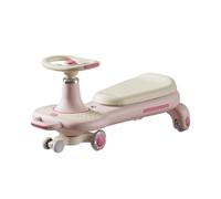 draisienne Wiggle - Voiture avec lumières Musicales, Roues silencieuses, remorque Anti-Renversement, for garçons et Filles âgés de 3 à 8 Ans, Jouet d'intérieur/extérieur Electrique(Roze,Style 4)