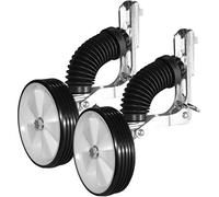 Draisiennes Vélo pour enfants et Bébés de- stabilitellisateurs brevets (Smart Training Wheels). AMDA1 Rolls des mesures de vélo de l'enfant, selon la norme DIN: 10 "12" 14 "16". Système d'apprentissage à double réglage de distribution internationale exclusive des brevets. (NOIR)