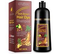 Drak-Braun Shampooing 3 En 1 Pour Couleur Longue Durée, Traitement Anti-Chute Profond, Formule Végétale Pour Hommes Et Femmes, 500 Ml