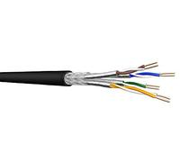 Draka 95419 Cat 7 câble d’Installation en extérieur S/FTP (PiMF) - mélange de cuivre AWG 23/1 (Solid) PE