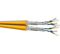 Draka Câble de données Duplex AWG22 Cat.7A Jaune UC1200 HS23 C7A S/FT