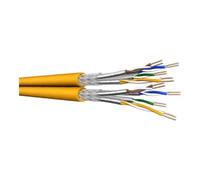 draka draka Câble d’installation UC1500 HS22 Cat.7A jaune 8P S/FTP Quantité:500