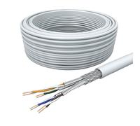 Draka Verlegecâble UCHOME SS26, Cat 7, S/FTP, PiMF, blanc, 100m Ring