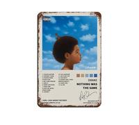 Drake Affiche rétro en métal avec inscription « Nothing Was The Same Music Album Cover » - Décoration murale - 20 x 30 cm