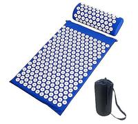 Drake Ensemble tapis d'acupression et oreiller 65 x 42 cm avec sac, relaxation musculaire, soulagement du stress avec points de pointes et sac portable pour soulager les douleurs du dos et du cou et