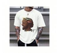 Drake Famous Star Gildan 2024 Vintage Pattern And Fashionable T-Shirt, Men's Comfortable Fit Versatile Pure Cotton T-Shirt@Hip-Hop Style T-ShirtVintage High Quality Cotton Rap Rock Signature Print T-S