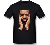 Drake Men's Classic Basic Super Soft Cotton T-Shirt Summer (Large)