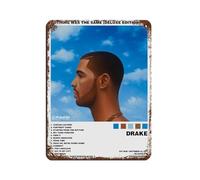 Drake Nothing Was The Same Music Album Couverture signée édition limitée en métal vintage Pub, club, café, bar, décoration murale 30 x 40 cm