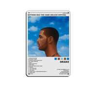 Drake Nothing Was The Same Music Album Couverture signée édition limitée en métal vintage Pub, club, café, bar, décoration murale rétro 20 x 30 cm