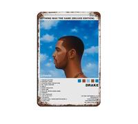 Drake Nothing Was The Same Music Album Couverture signée édition limitée en métal vintage Pub, club, café, bar, décoration murale rétro 20 x 30 cm