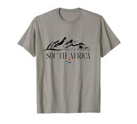 Drakensberg Mountain Range Trekking Drapeau d'Afrique du Sud T-Shirt