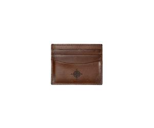 DRAKENSBERG Porte-Cartes 'Blake' - Portefeuille Minimaliste pour Cartes de crédit, Pochette Carte, Slim Wallet, Fait Main Durable, Design rétro, Cuir de Buffle Robuste, Marron Vintage, DR00163