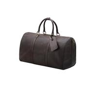 DRAKENSBERG Weekender John Sac de voyage élégant en cuir pour homme et femme, adapté aux bagages à main, 40 l, marron expresso, Sac de voyage