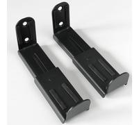 Drall Barre de Son Support Mural Support Universel pour Enceintes - Extensible 9,2-15,4 cm - supporte jusqu'à 5 kg - Coussinets antidérapants Noir Modèle : BH6BA