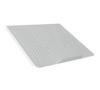 Drall Support Adaptateur Plateau pour Ordinateur Portable Netbook Tablet PC - Fixation au Support Mural Plateau Adaptateur Plaque VESA 100 Blanc Modèle: APWA