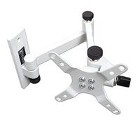 Drall Support Mural pour Moniteur (approuvé TÜV SÜD) Argent, Blanc ou Noir TFT/LCD/LED TV TV à écran Plat 19-31 Pouces VESA 75 100 Modèle: L52VA, Couleur:Blanc