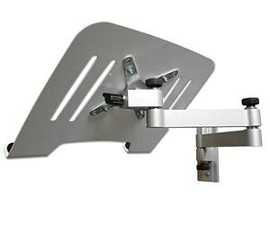 Drall Support Mural pour Ordinateur Portable en Argent avec Plateau pour adaptateurs pour Ordinateur Portable Blanc Modèle: L52S-IP3W