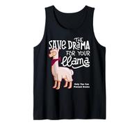 Drama Llama Graphic Tees - Only You Can Prevent Drama, Llama Débardeur