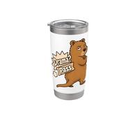 Drama? Pass Quokka Humour Gobelet isotherme en acier inoxydable double paroi