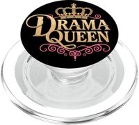 Drama Queen Reine Princesse Estime de Soi Femmes Fortes PopSockets PopGrip pour MagSafe
