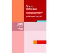 Drama Techniques, Cambridge Handbooks for Language Teachers Alan Duff, Alan Maley (Auteur)