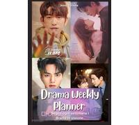 Drama Weekly Planner: segna ogni settimana i drama in visione su questo Diario con alcune delle locandine dei drama più belli