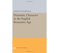 Dramatic Character In The English Romantic Age