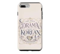 Drame coréen Kdrama sous-titres Anglais Ramen Soju Coque pour iPhone 7 Plus/8 Plus