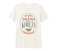 Drame coréen sous-titres Anglais K Drama Fan Ramen T-Shirt Haut de Gamme