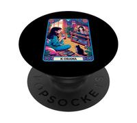 Drame K-Drame drôle et Drame coréen PopSockets PopGrip Adhésif