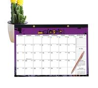 Dranng Calendrier Mural 2025 2026 Mensuel | Calendrier Planificateur Mural 2025-2026 Avec Dates Juliennes - Planificateur Personnel De Gestion Du Temps À Thème De Fêtes Pour École Salle De Classe