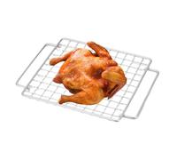 Dranng Grilles de Barbecue, Grille à rôtir en Acier Inoxydable | Grille à rôtir extérieure | Grille de Cuisson pour Barbecue en Acier Inoxydable pour légumes, crevettes et Poissons