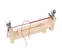 Dranng Kit De Gabarit De Bracelet De Vidange | Support De Fil Tressé Réglable Pour Gabarit De Bracelet, Outil De Tissage Avec Cadre En Bois, Cadre En Bois En Forme De U, Gabarit De Bracelet À Tricoter