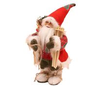 Dranng Père Noël Dansant électrique | Père Noël Amusant Qui Chante et Danse | de Figurines de père avec Sac Cadeau et Cadeaux décoration de pour la Maison Bureau Table fête Ornement Cadeau