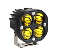 Dranng Phares antibrouillard à DEL de 3 pouces, 40W 4000LM Led Off Roading Lights, Spots à LED, antibrouillards à LED blanc/jaune, pour la conduite, l'usine, le camping, les parcs, les projets