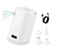 Dranng Pompe à Air pour Gonflables | Pompe à Air Rechargeable,Déflecteur pour Radeau Plage Maison Volley Ball Foot Ballon Bateau Basket Jouet Flotteur Piscine Matelas Garage