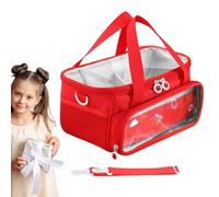 Dranng Sac De Rangement pour Enceinte Toniebox S-tarter | Jolie Pochette De Rangement pour Haut Parleur, Conteneur De Stockage De Protection Audio avec Bandoulière Et Barre De Poignée