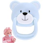 Dranng Sucettes magnétiques - Sucette de Reborn,Sucettes Nouveau-nées en Forme d'ours avec Aimant Interne pour Les Tout-Petits éducatifs de Jouet d'apprentissage préscolaire