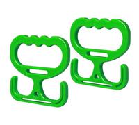 Dranng Transporteur de Sacs de Courses | 2 Pièces Outil de Courses Ergonomique et Porteuse de Charge | Outil De Transport Pour Sacs De | pour Tote, Bouteilles d'Eau, Seaux, Pots de Peinture