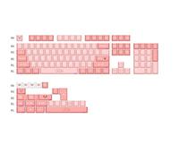 DRAOZA Ensemble de touches mécaniques 135 touches épaisses PBT rose cerise compatible avec Cherry MX, Gateron, Kailh, Outemu pour 61/64/68/84/87/96/980/104/108