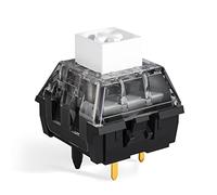 DRAOZA Kailh Box V2 Commutateur Blanc pour Clavier de Jeu Mécanique, Montage sur Plaque 5 Broches/RGB/SMD Interrupteur à Levier MX Étanche (Boîte V2 Blanc, 90 Pièces)