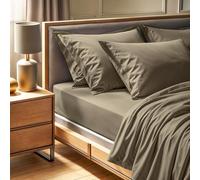 Drap ajusté Premium Ranforce King (160 x 200 + 30 cm), 100% Coton, 155 Fils, Beige | Lavable en Machine à 30 °C | Doux et Durable pour Un Confort Ultime