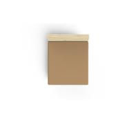 Drap ajusté Premium Ranforce Queen - Marron Clair - 150 x 200 + 30 cm - 100% Coton - 117 g/m² - Doux, Durable, Parfait pour Les Chambres à Coucher douillettes