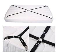 Drap Attaches boucle Sangle Triangle anti-glissant Clips Pinces pour fixation Draps croix noir