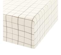 Drap bébé beige coton Nobodinoz 70 x 140 cm