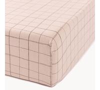 Drap bébé Nobodinoz coton rose poudré 70 x 140 cm