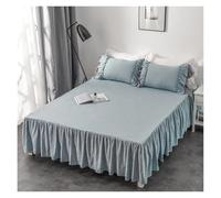 Drap-cendrillon pour lit, Cache-sommier multicolore 100-180x200cm(Blue,1 pc skirt 100x200cm)
