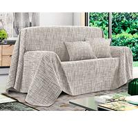 Drap d'ameublement multi-usages couvre-lit housse de canapé coton ligne multicolore 180 x 260 cm lin